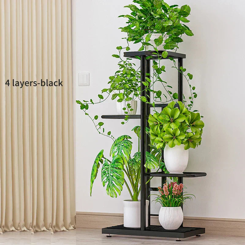 3-Tier Iron Plant Stand for Indoor and Outdoor Use-5