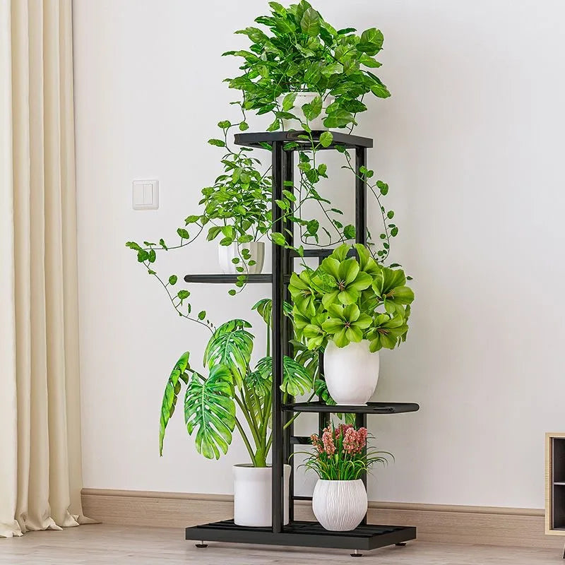 3-Tier Iron Plant Stand for Indoor and Outdoor Use-3