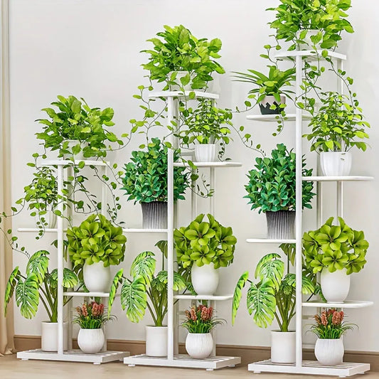 3-Tier Iron Plant Stand for Indoor and Outdoor Use-1