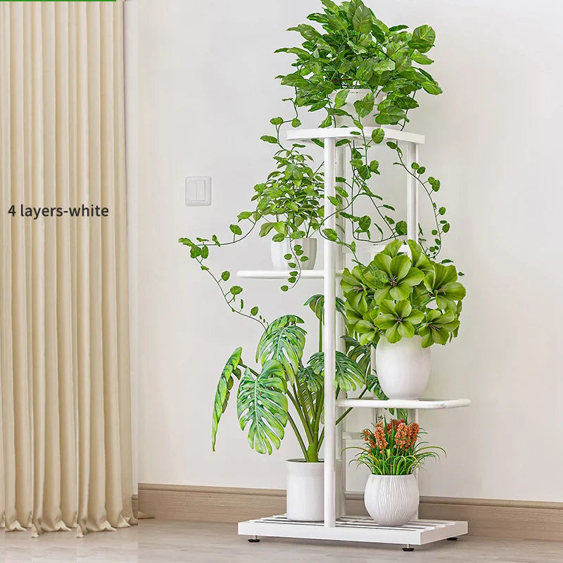 3-Tier Iron Plant Stand for Indoor and Outdoor Use-4